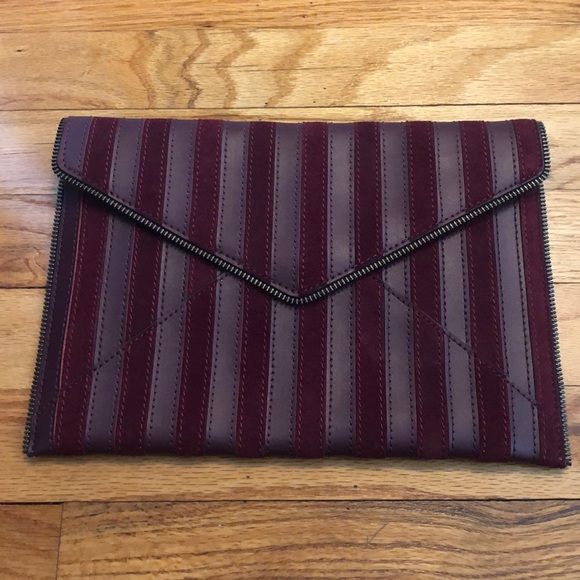 Rebecca Minkoff Handbags - Rebecca Minkoff Burgundy Clutch
